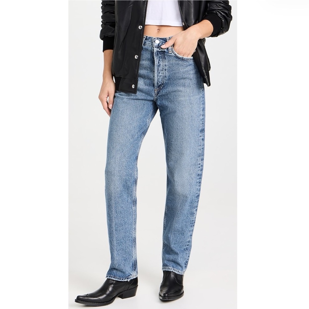 AGOLDE 90’s Pinch Jeans Blue Straight Leg Blue Size 24
